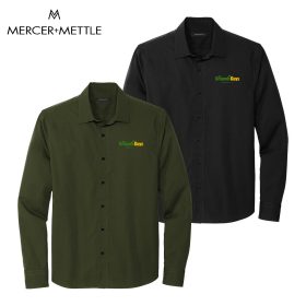 MERCER+METTLE&trade; Men's Long Sleeve Stretch Woven Shirt. MM2000