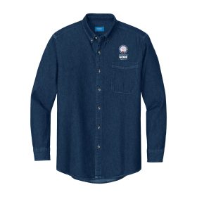 Men's Long Sleeve Value Denim Shirt. SP10