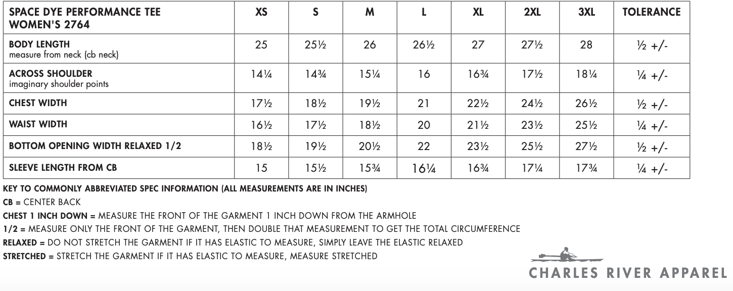 Sizing Chart