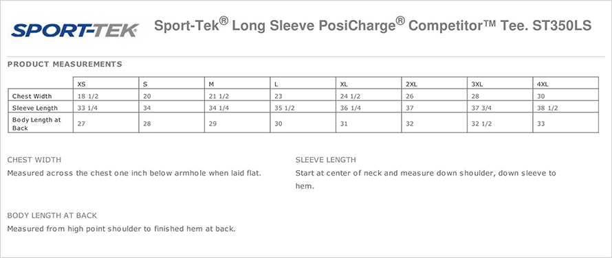 Sizing Chart