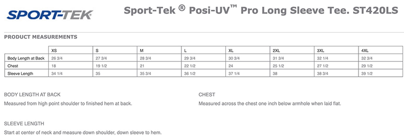 Sizing Chart